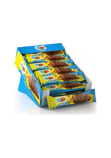Toto Sütlü Çikolata Kaplamalı Fındık Kremalı Gofret 26 Gr. 24 Adet 1 Kutu