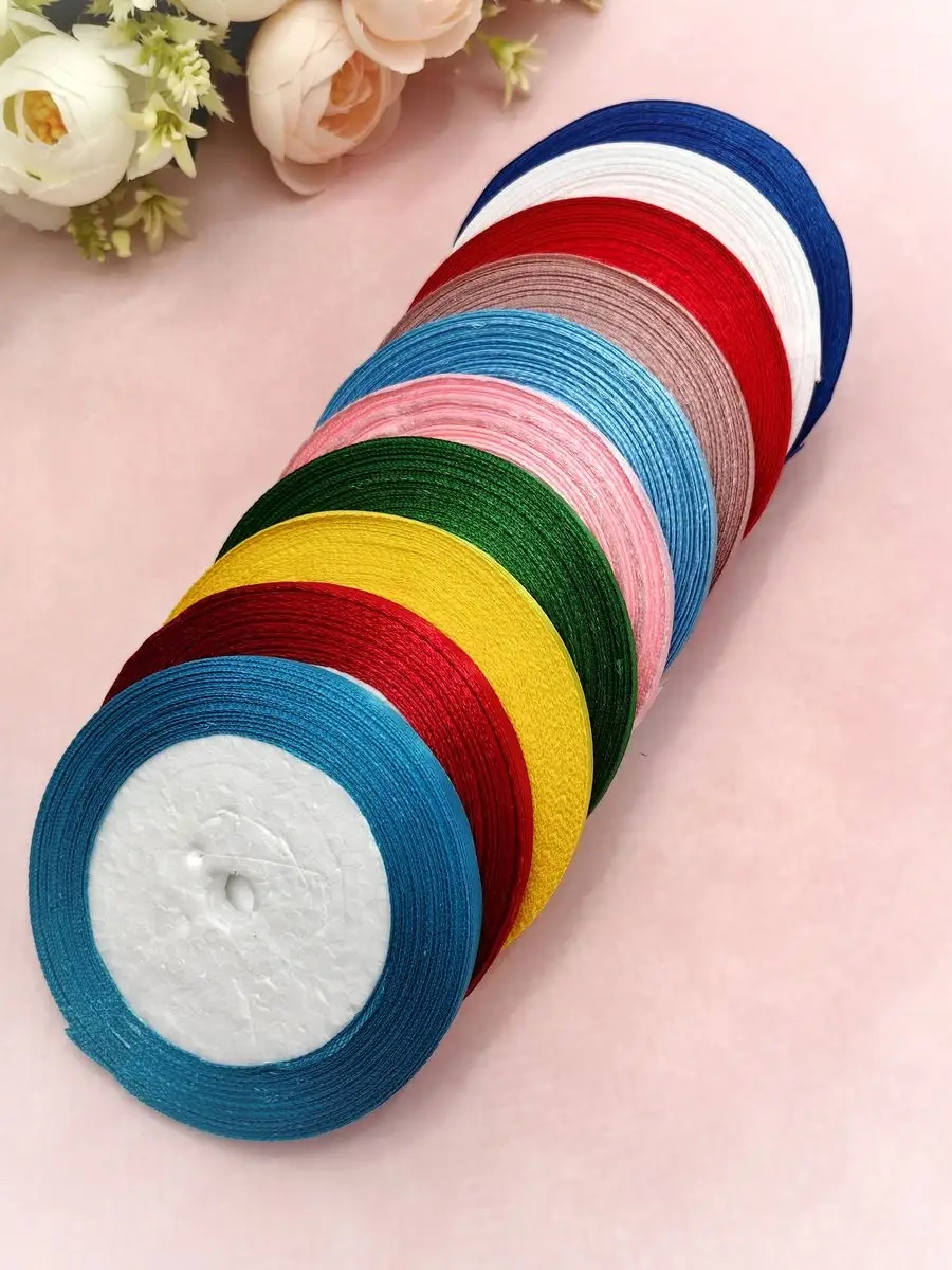 Magazin Dla Rukodel'nic Ip Gavrilov R N 6 Mm Saten Kurdele Seti 0,6 Cm 10 Adet Ambalaj 169895597