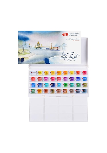 St. Petersburg White Nights Tablet Suluboya Seti 36 Renk