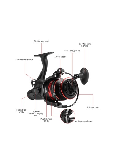 Neevoyu "9+1 Bilyeli Ultra Hafif Spin Olta Makinesi - Ek Plastik Makara Ve Yüksek Performans"