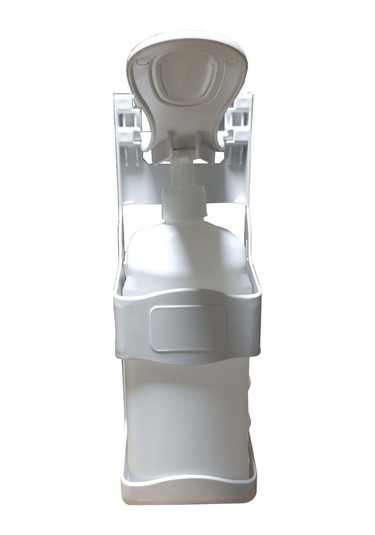 Duvara Monte Sıvı Sabun Ve Dezenfektan Aparatı Beyaz