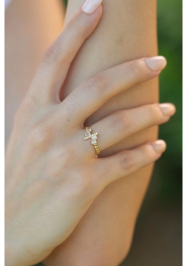 Çgk Kuyumculuk Kalp Atış Altın Yüzük Gold