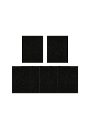 Homyl 8x Mutfak Filtreleri, Filtreler Yedek Parçalar Yedekler Siyah