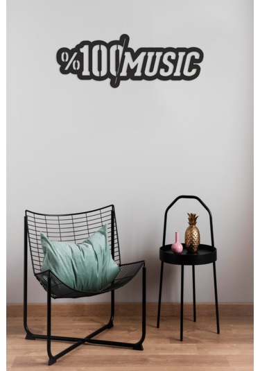 Müzik %100 Mdf Duvar Dekorasyon Ürünü 40x15 Cm