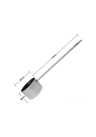 Jeemson Titanium Kafe Kaşığı 8g Ölçüm, Hafif, Dayanıklı, Tekrarlı Kullanım, Çeşitli Malzemeler İçin, Asma Deliği İle Rahat Depolama Diğer