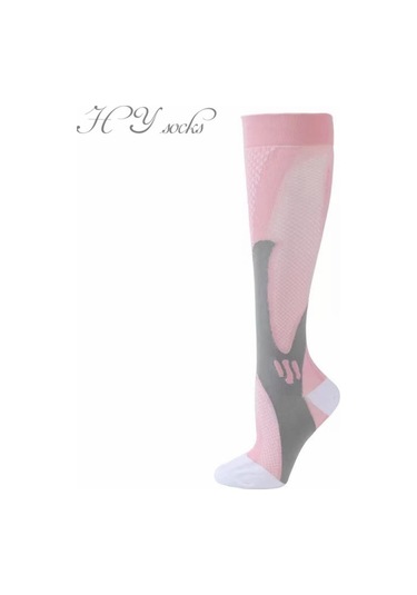 Lemestar Siyah Kompresyon Çorap Spor Odaklı Dayanıklı Erkek Kadın Orta Bilekli Elastik Soket M/b Bedeni Destekleyen Siyah