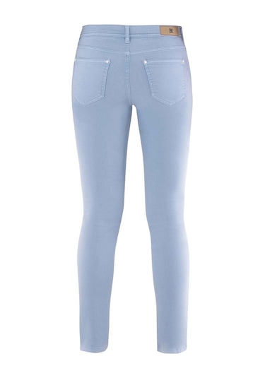 Explosion Minimalist Slim Fit Kadın Pantolon - Günlük Kullanım Açık Mavi