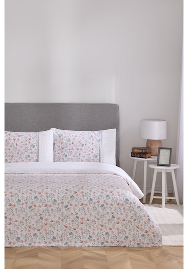 Floretta Prima Vera Tek Kişilik Pike Takımı Pembe