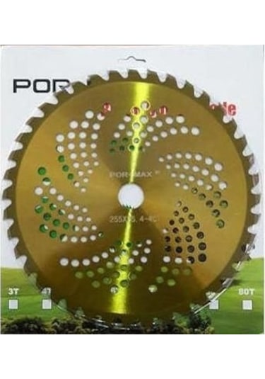 Pormax Tırpan Testere 255x25mm 40t Sarı