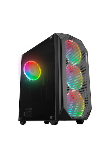 Rampage Zuko 600 W 80+ Bronze 4x ARGB Fanlı Bilgisayar Kasası