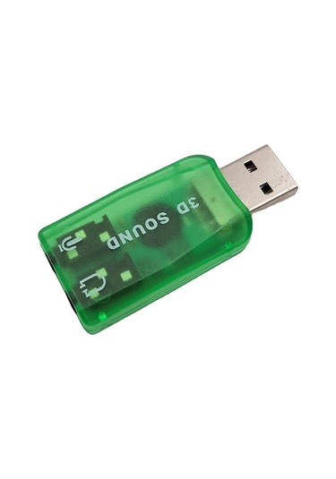 5.1 Usb Stereo Ses Adaptörü , Harici Ses Kartı, Pc Ve Dizüstü Bilgisayar İçin 3d Usb Ses Adaptörü,