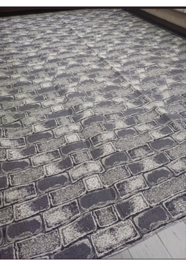 Savan Dokuma Halı Örtüsü 6m² 200 300cm Kale Gri