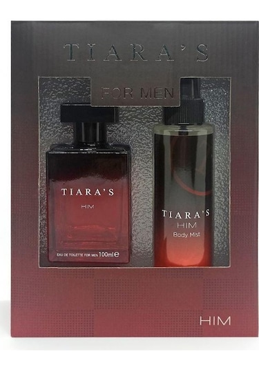 Tiaras Him Klasik Erkek Parfüm EDT 100 ML + Vücut Spreyi 150 ML