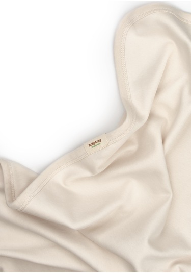 Bebek Şapkalı Battaniye Organic Pamuk -yenidoğan Serisi - CSY8194 Krem