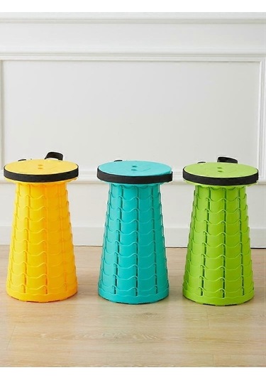 Bloomnest Taşınabilir Katlanır Balıkçı Sandalyesi Yeşil Siyah, Plastik, Polipropilen, Park Ve Kamp İçin Uygun Yeşil - Siyah