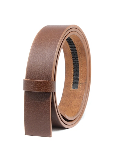 Manda Derisi Otomatik Tokalı Deliksiz Erkek Kemeri - Otomatik Kemer Çokrenkli