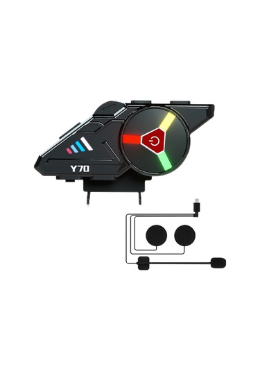 Kuqıbao Motosiklet Kaskı Dahili Su Geçirmez Bluetooth Uyumlu Kulaklık Sert Mikrofon