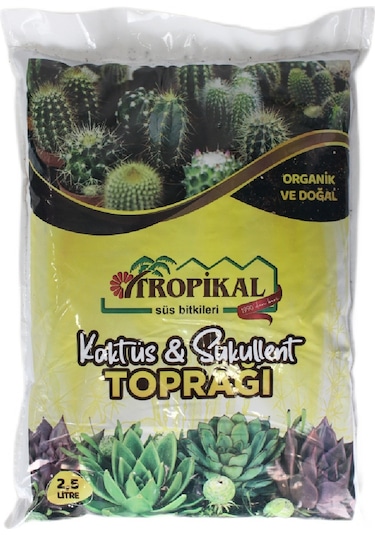 Kaktüs &amp Sukulent Toprağı 2,5 Lt