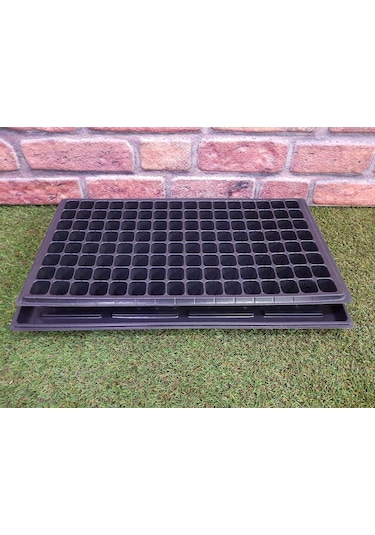 4 Adet 128 Göz Fide Viyolü 4 Adet Fide Tepsisi Fide Viyol Altlığı