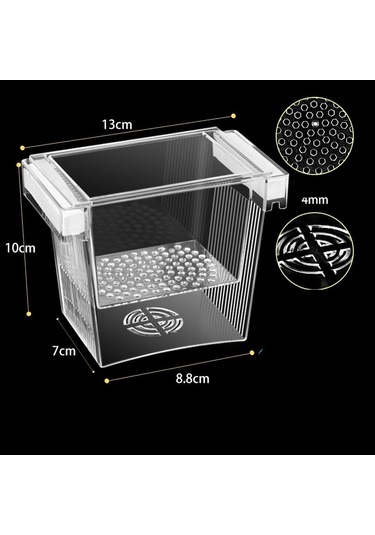 Suntek Damızlık Kutusu Akvaryum Akrilik Balık Tankı Kare