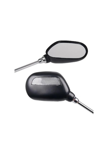 Bisiklet Ve Elektrikli Bisiklet Reflektörlü Ayna Kelepçeli Gidon