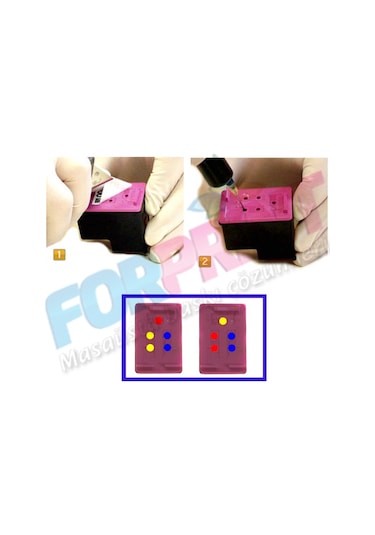 HP 652 Kartuş Uyumlu Dolum Seti- HP Deskjet 3787/3788/3789/3835