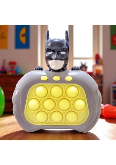Batman Popit Batman Yeni Nesil Popit Oyuncak Popit Sesli Renkli Led Işıklı Popit
