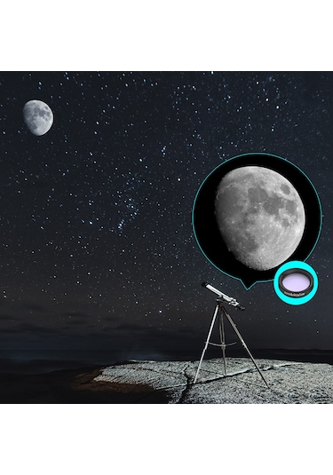 Yaozixa 1.25 İnç Güneş Ve Ay Işık Filtresi, Optik Cam Malzeme, Tüm Markalar Ve Modeller İçin Uyumlu Astronomi Teleskop Filtresi