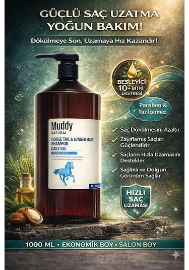 Muddy Horse Tail & Longer Hair Shampoo 1 L