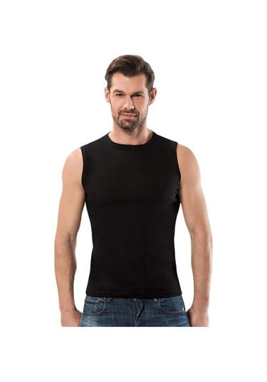 Anıt 1108 Ribana Erkek Sıfır Kol Sıfır Yaka Atlet Renkli 6'Lı