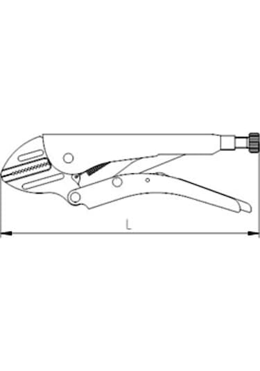 Izeltaş Standart Ayarlı Pense 250Mm