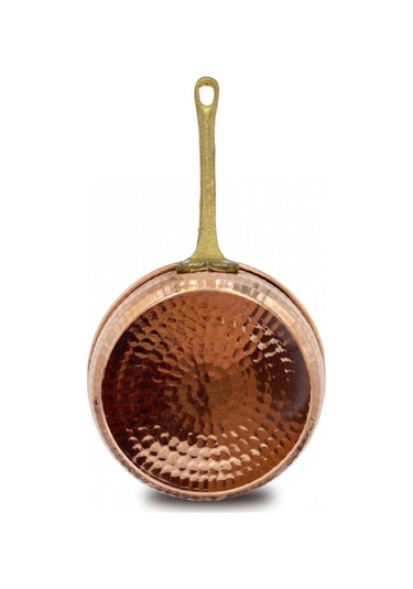 Bakır Tava Kalın Tek Kulp 3'lü Set Bakır