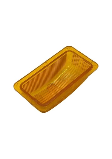 Stopplas Tır Dorse Yan Sallama Lamba Camı Geçmeli Tip Sarı 74 39 Mm