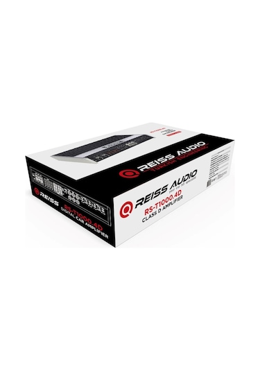 Audio Rs-T1000.4d 4 Kanal 4ohm 4x250 Watt Rms