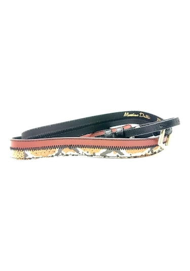 Massimo Dutti 6106/675 Massımo Dutti Bayan Deri Kemer Kahverengi