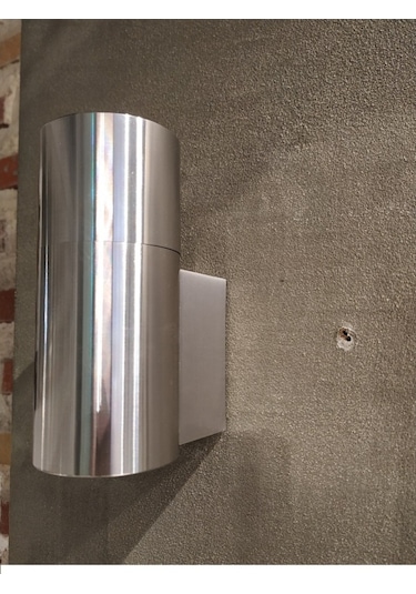 Dış Mekan Dekoratif Tek Yönlü Aplik Krom