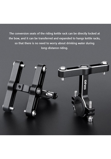 Teltree Bisiklet İçin Çok Amaçlı Dönüştürülebilir Su Matarası Tutucu - Gy-415
