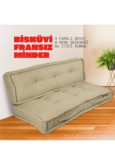 Xpermate Bisküvi Minder Petek Önü Fransız 60x120x14 Bej