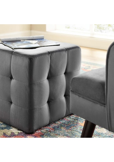 Deccostil Kare Puf Dikişli 45 x 45 Cm