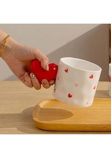 Createtech Homyl Seramik Kahve Kupa Yaratıcı Su Bardağı A A Diğer