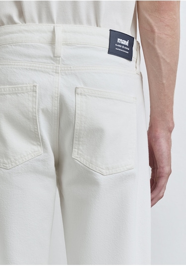 Mavi - London Classic Denim Kırık Beyaz Jean Pantolon 0010172-89657 Ekru