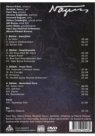 Fazıl Say- Nazım Oratoryosu Dvd (Dvd)