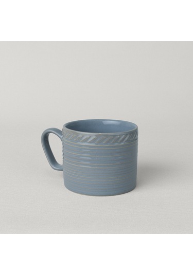 Linens Ringa Stoneware 250 Ml Kupa Mavi Mavi