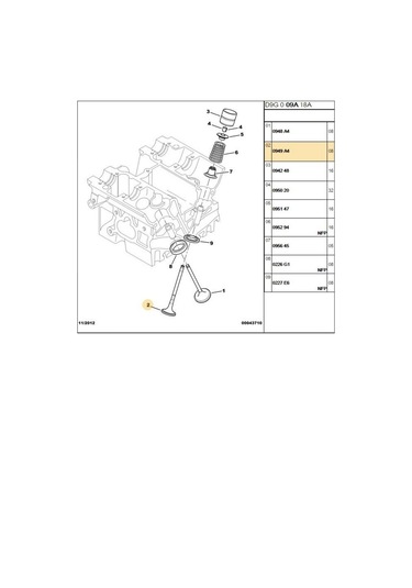 Subap Gaydı 306 Xsara C5 C4 16v G02820283-0949a4