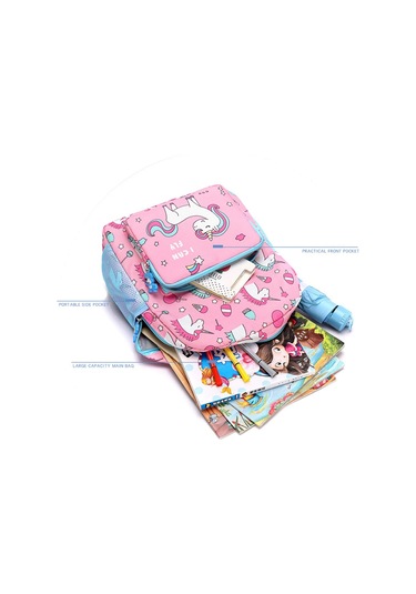 Lichen01 Tek Boynuzlu At Sırt Çantası Küçük Kız Ve Erkek Çocuklar İçin