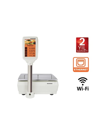 Bizerba Erıı 200 Etiketli Barkodlu Sistem Terazisi 15 Kg Wi-fi