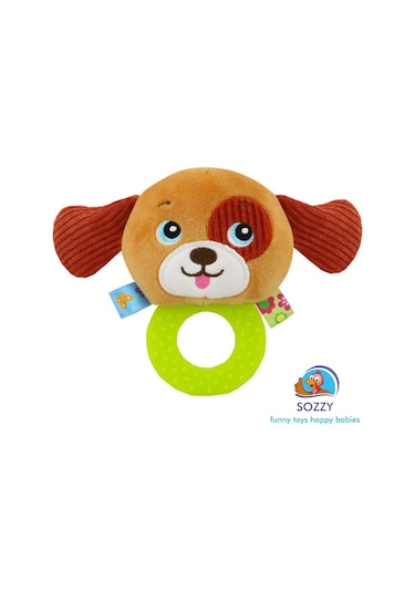 Sozzy Toys Çıngıraklı Dişlik Köpeğim Çok Renkli