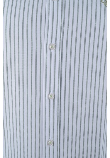 Cengiz İnler İnce King Çizgi Slim Fit Erkek Gömlek 001