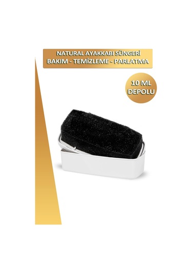 Bağcık + Nuri Leflef Ayakkabı Bakım Temizleme Ve Parlatma Süngeri Depolu 10 Ml Set 001