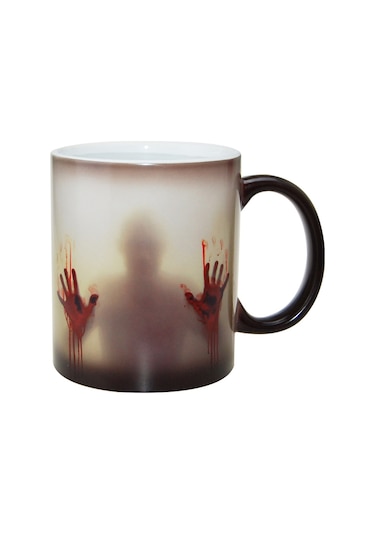 Sones The Walking Dead Kupa Renk Değiştiren Isıya Duyarlı Seramik Kahve Kupası 301-400ml